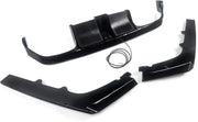 F1 Stijl Achterdiffuser met LED - Zwart - Voor BMW M3/M4 F80/F82/F83 - Performance Look