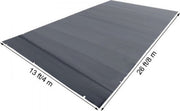 Zwembad afdekzeil - Rechthoekig - Zwembadzeil - Polypropyleen Afdekzeil - 4x8m - Zwembadafdekking met ankergereedschap - UV-bestendig - Blauw