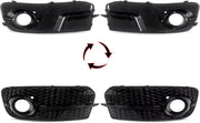 Mistlicht Grille - Voor Audi Q5 (2013-2017) - SQ5 Stijl - Gloss Black