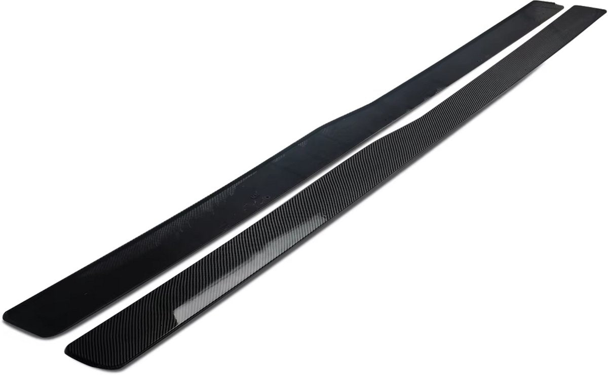 Side Rokken Extension Lip - Carbon Look - Voor BMW F80 M3 / F82 M4 M Sport (2015-2020) - Auto Accessoires