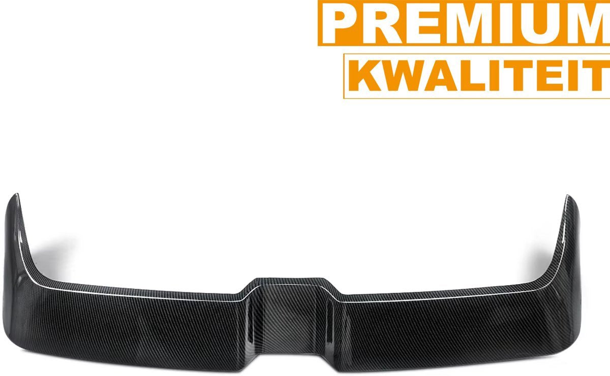 Spoiler Iron Luxtra - Achterspoiler Iron - Voor Audi A3 S-Line/S3 Hatchback (2014-2020) - Koolstofvezel Look - Oettinger Stijl