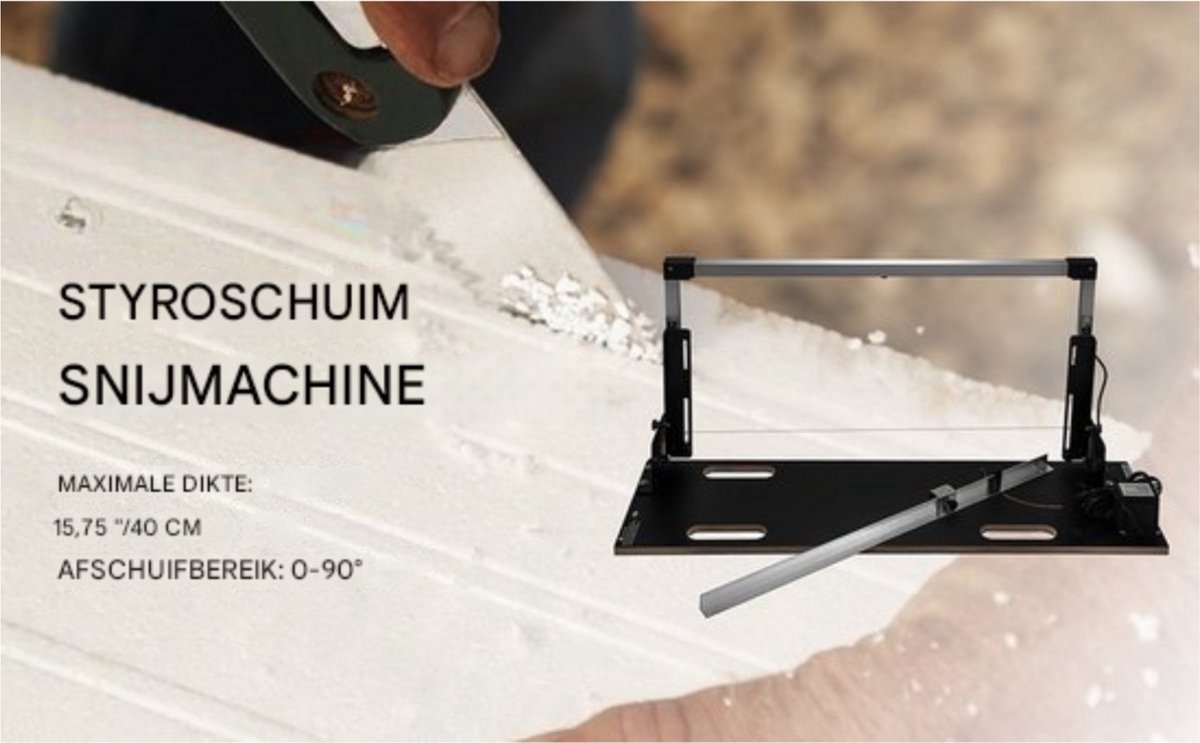 Piepschuimsnijder PRO - Cutter - Snijmachine - 112 cm Snijlengte - Thermozaag voor Schuim