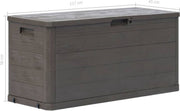 Happyment Tuinkussenbox XL - Opbergbox - Waterdicht - Met deksel - Voor binnen & buiten - Tuinbox - 280L - 117CM
