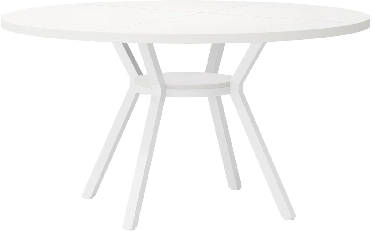 Ronde Eettafel Zurich - Voor 4 personen - 120cm - Voor Keuken of eetkamer - Wit