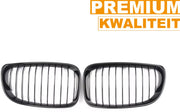 Front Niergrille - Voor BMW 1 Serie E81/E82/E87/E88 LCI (2008-2013)- Gloss Black - Auto accessoires -