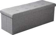 Bolt Edge Opbergbank - Lichtgrijs - Met opbergruimte - Zitbank - 110x37.5x38cm