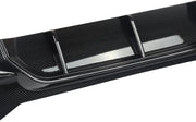 Achterbumper - Voor BMW 5-Serie G30 M Sport 2017-2019 - Auto accessoires - Diffuser - Carbon Look - M5 stijl