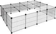 Dierenren - Extra hoog - Zwart - Verstelbaar - 70x70x105cm