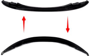 Splitter Fioren - Voorste Lip Splitter Spoiler Deluxe - Voor BMW M3 E92/E93 Coupe (2007-2013) - Carbon Fiber Gloss Black - GTS Stijl - Voorbumper - Auto accessoires
