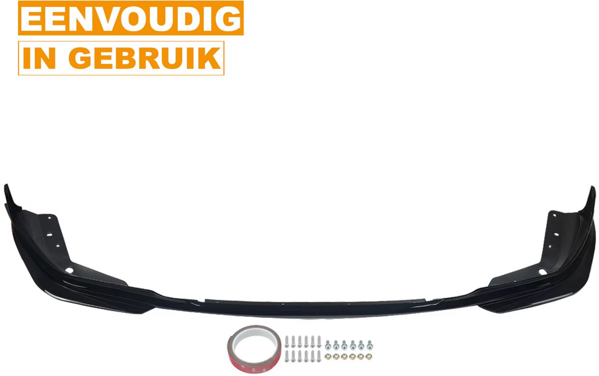 Voorbumper Splitter Lip - Gloss Zwart - Voor BMW G20/G28 320i 330i M Sport (2019-2021)