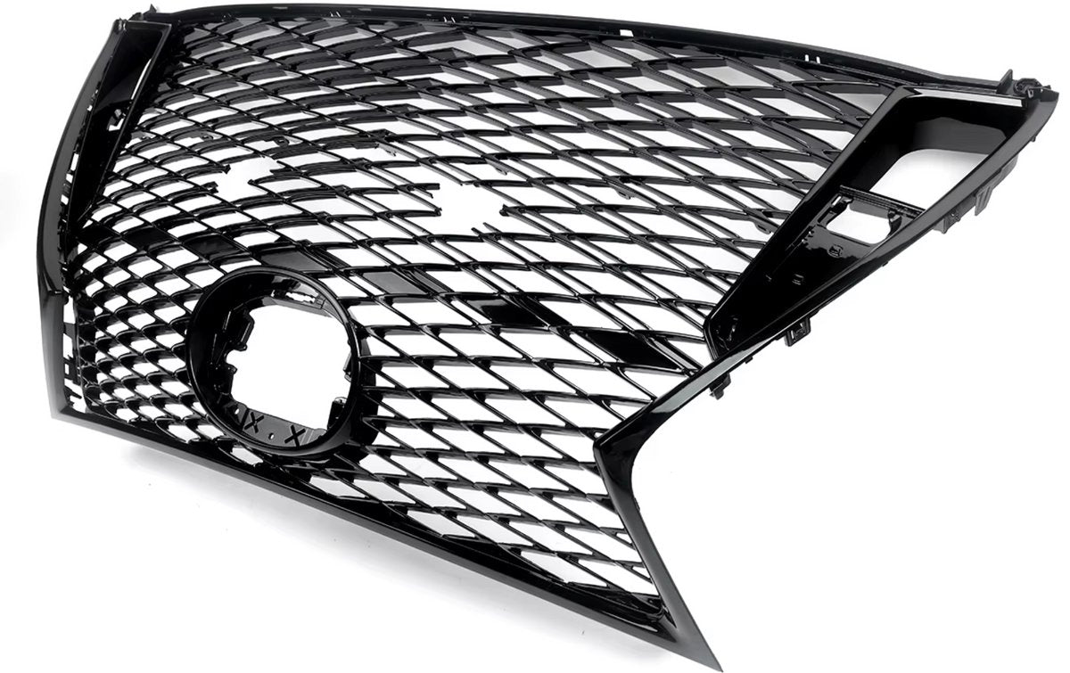Voorgrille - Gloss Zwart - Voor Lexus IS250/IS350 F Sport (2017-2022) - Boven & Onder - Auto Accessoires