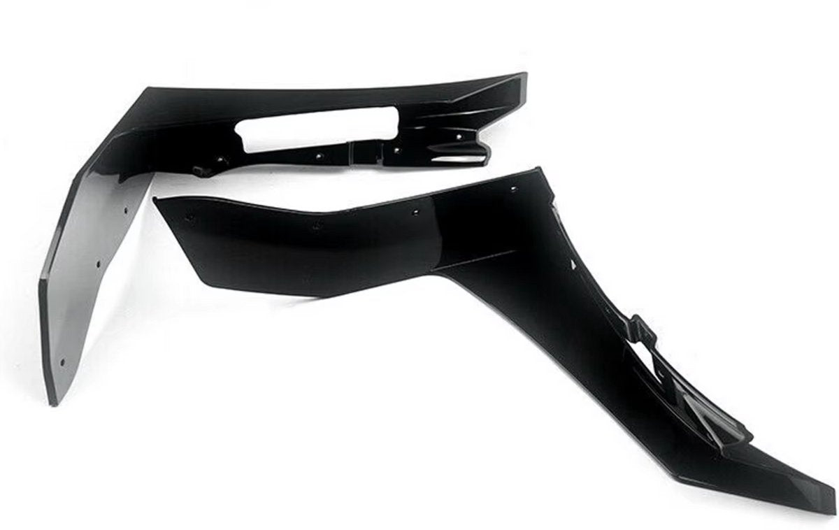 Voorbumper Hoek Winglet Splitters - Voor Ford Mustang GT500 (2015-2022) - Glanzend Zwart