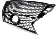 Grillekit Veltrix - Voorgrille - Gloss Zwart - Voor Lexus IS250/IS350 F Sport (2017-2022) - Boven & Onder - Auto Accessoires