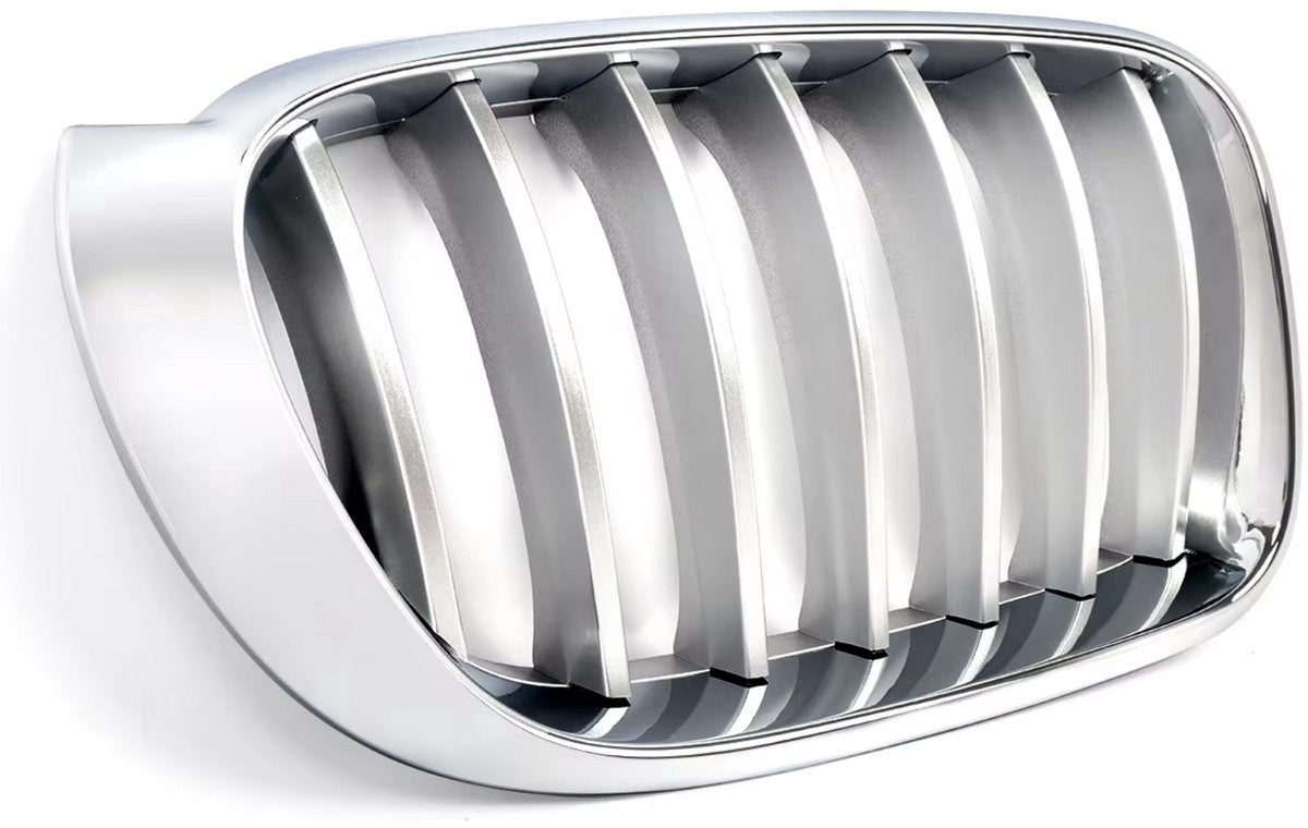 Grille Xiron - Voorbumper grille deluxe - Rechterkant - Chroom - Auto accessoires - Voor BMW F25 X3/X4 F26 (2014-2017) - Auto Accessoires