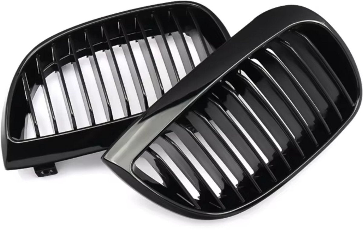 Voorbumper Grille - Gloss Black - Auto accessoires - Voor BMW E81/E87 1 Serie (2004-2007)