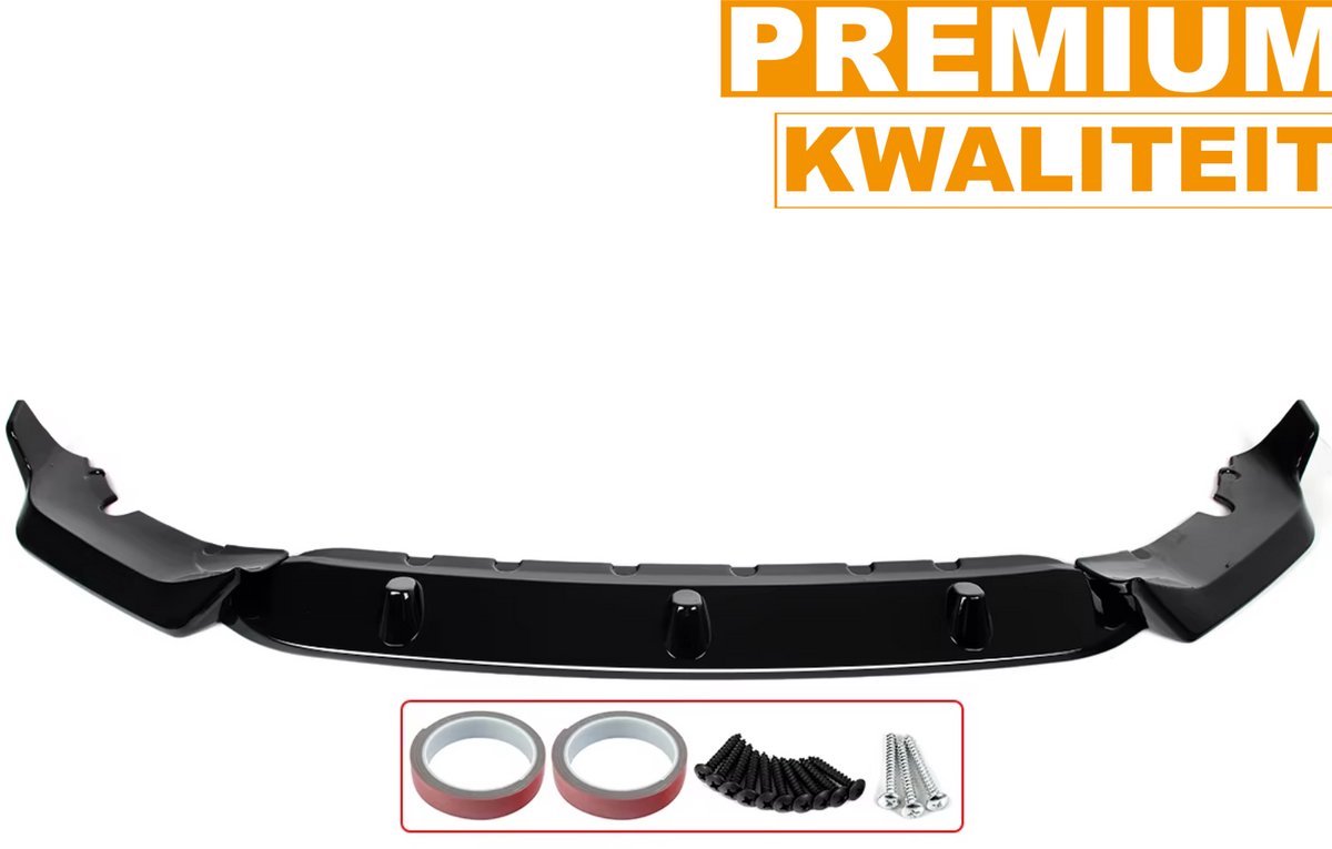Spoiler Lip Razor - Voorbumper Lip Splitter Spoiler - Voor BMW X7 G07 M Sport (2019-2022) - Gloss Black ABS - Auto accessoires