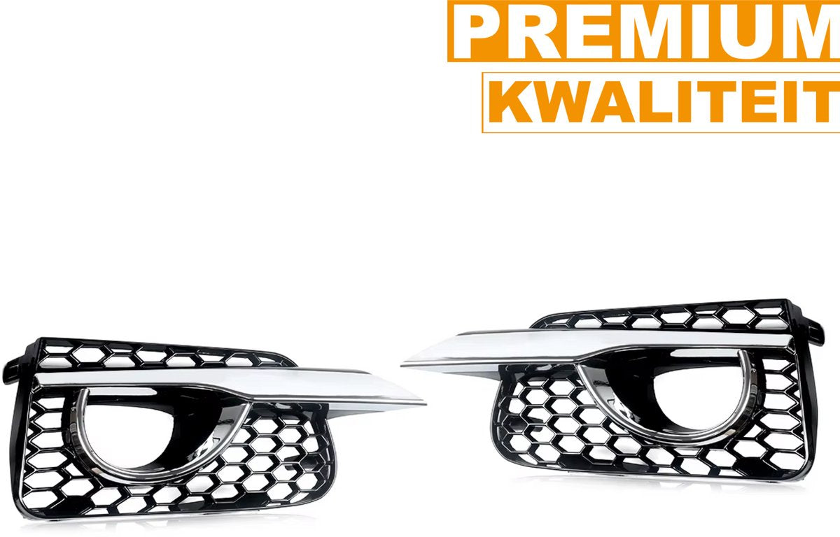 Mistlamp Grille Bezels - Voor Infiniti Q50 Base (2014-2017) - Chrome Trim