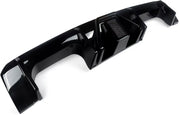 Achterbumper Diffuser - Voor BMW G80 M3/G82 G83 M4 (2021-2023) - Gloss Zwart met LED Licht - Auto accessoires