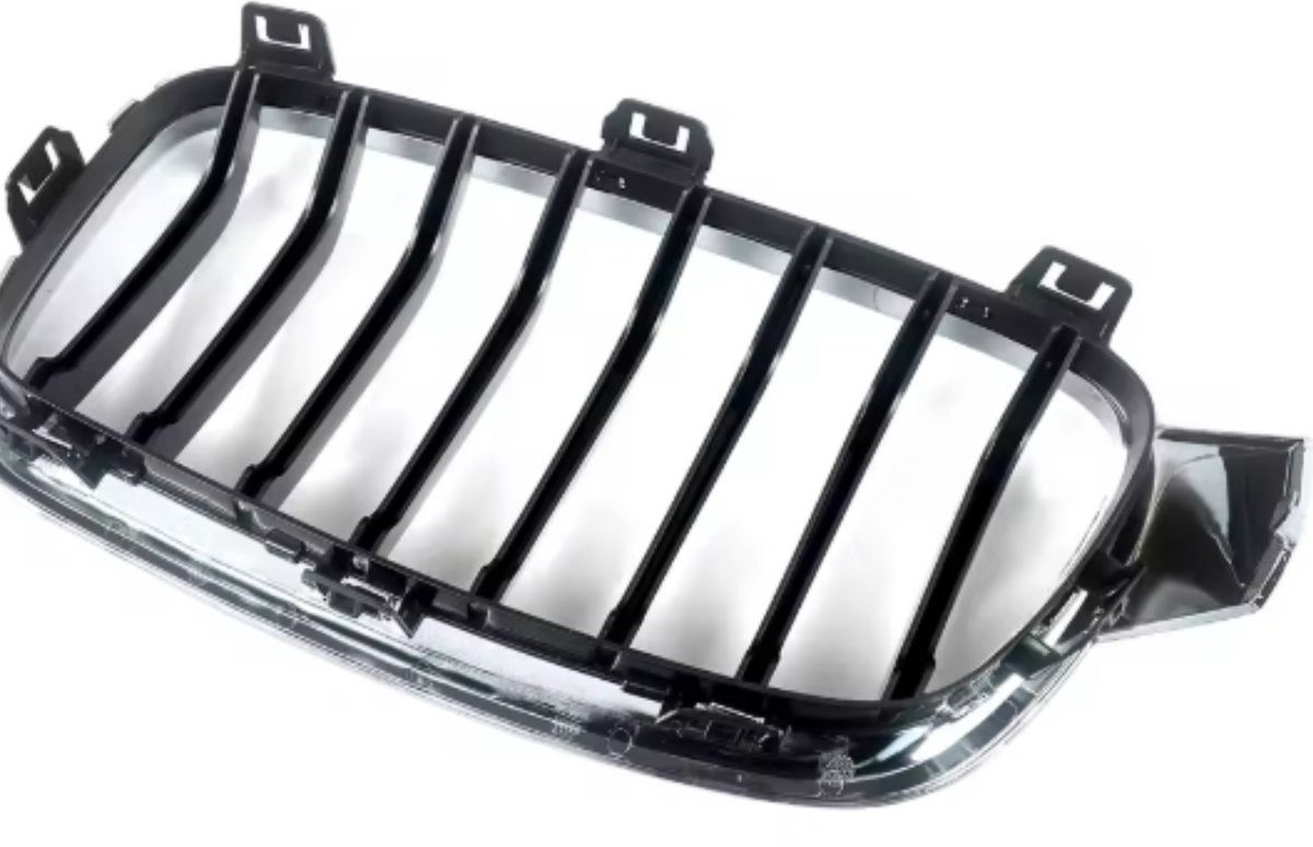 Rechter voor Nier grille - Voor BMW 3 Serie F30/F31/F35 (2012-2018) - Chroom & Zwart - Auto accessoires
