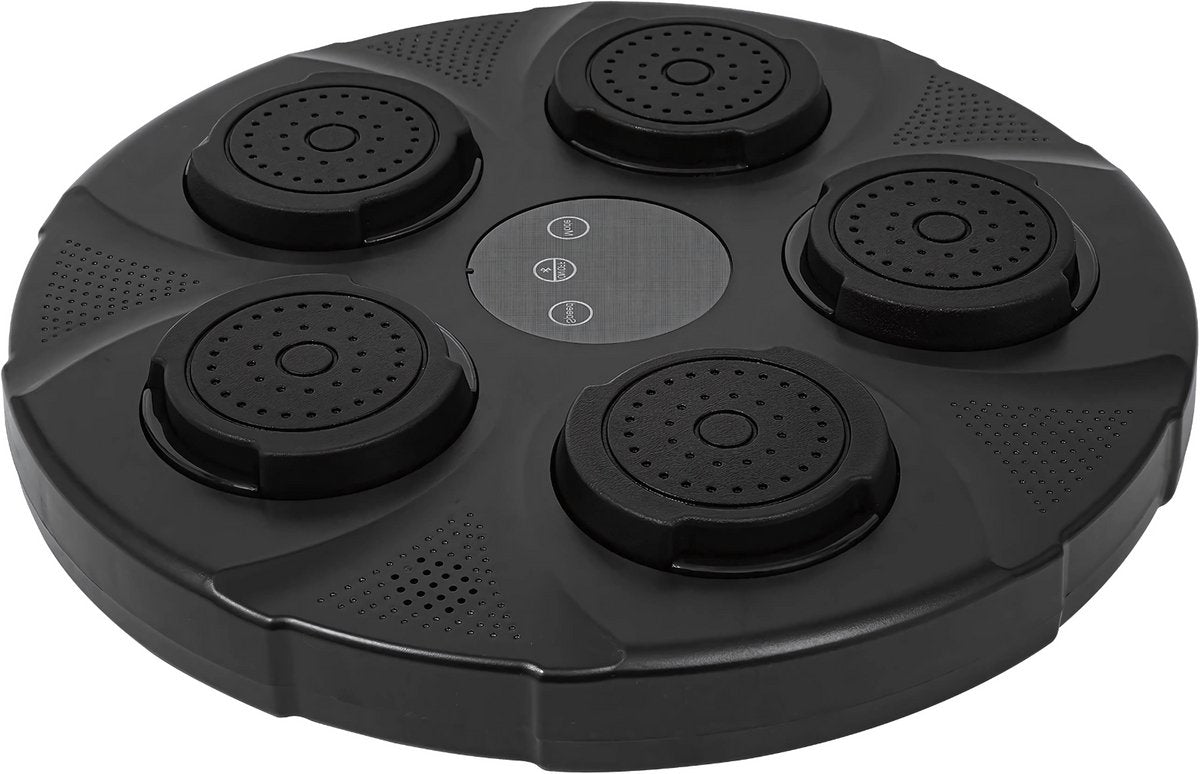 Muziekboksmachine - Boksmachine - met Wandmontage - Voor Thuisfitness & Training - Boksdoel met 9 Snelheden & 9 Modusinstellingen - Inclusief Handschoenen, Geschikt voor Massieve & Marmeren Wanden