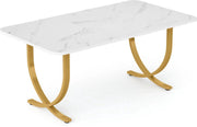 Eettafel Nulia - 160cm - Voor 4-6 Personen - Voor Keukentafel en Eetkamer - Wit