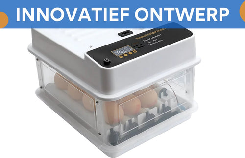 Automatische Broedmachine - Eierdraaier - Voor 15 eieren - Met LED-Verlichting