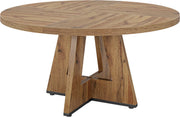 Ronde Eettafel Zenia - Voor 4 personen - 120cm - Voor Keuken of eetkamer - Bruin