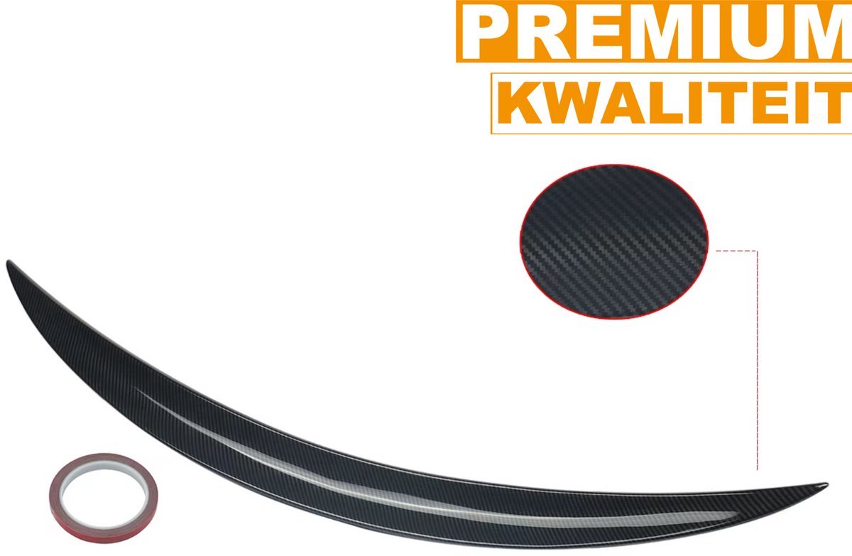 Spoiler Lip Exon - Achterste Kofferbak Lip Spoiler - Voor BMW 2 Serie F22/F23 M2 F87 M Sport - Gloss Zwart - Auto accessoires