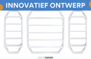 Nagellak rek - Nagellak organizer - Wandrek - Wit