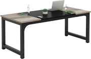 Modern Computerbureau - Vintage grijs - Voor Thuiswerkplek of Kantoor - Bureau