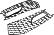 Grille - Voor Audi A4 B8.5 S-Line S4/RS4 2013-2015 - Auto accessoires - Mistlichtgrille - Honingraat grille - Zwart