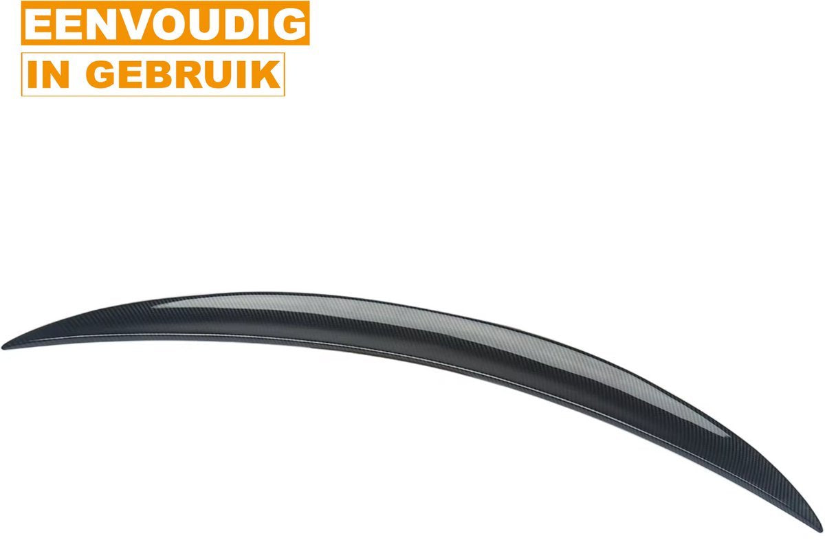 Spoiler Vortexline - Kofferbak Lip - Gloss Zwart - Voor BMW 2 Serie F22/F23 & M2 F87 - Aerodynamisch Ontwerp