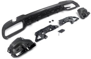 Achterbumper Diffuser Deluxe - Voor Mercedes E-Klasse W212 (2014-2016) - AMG E63 Stijl - Glanzend Zwart - Auto Accessoires