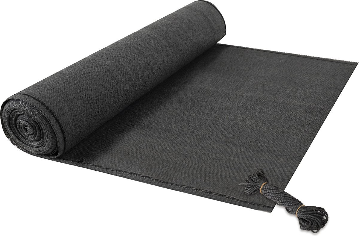 Happyment® Zichtbreeknet deluxe - Zichtdoek - Privacy doek - Net schutting - Windbreekgaas - 1x15 meter