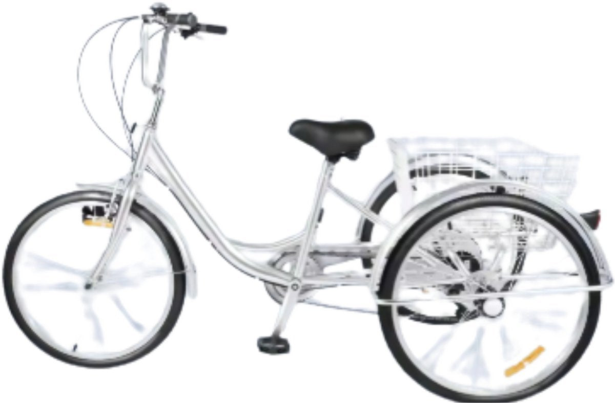Happiq Zyrell Driewieler - Fiets voor volwassenen en senioren - Opvouwbaar