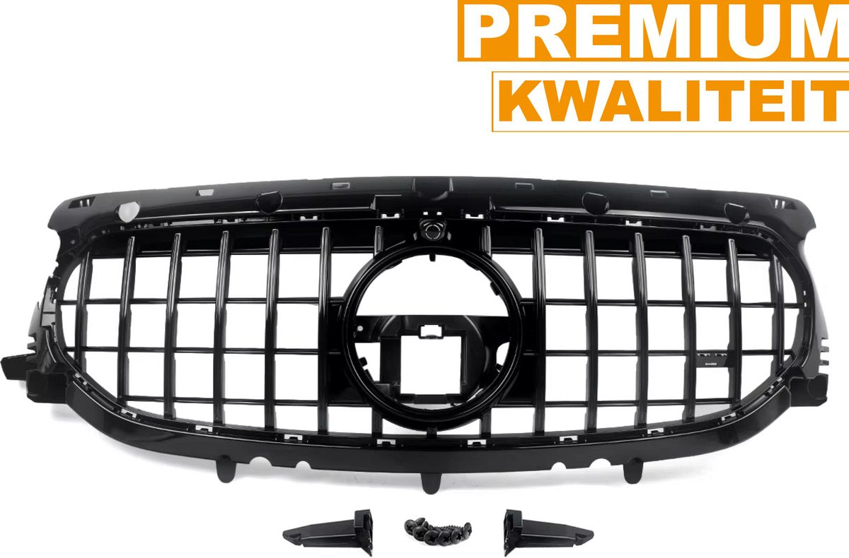 Voorbumper - Voor Mercedes GLA-Klasse H247 GLA200 2020-2023 - Auto accessoires - Niergrille - Gloss Zwart