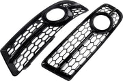 Mistgrille Shield Vortron - Mistlicht Grille bescherming - Voor Audi A4 B7 S-Line (2005-2008) - Honingraat