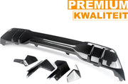 Voor- en Achterlipdiffuser - Voor BMW G05 X5 (2018-2022) - M Sport Bumper - Gloss Black Carbon Look - Auto accessoires