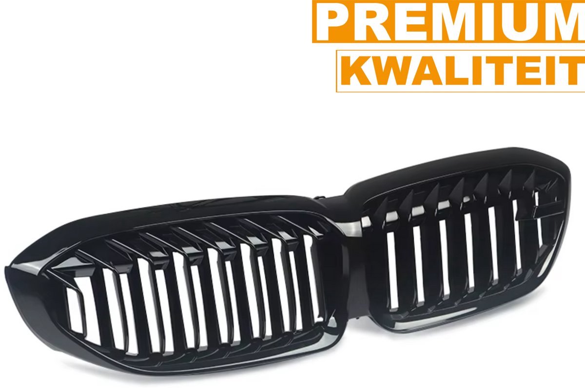 Voorbumper grille Ignitor - Voor BMW G20/G21 3 Serie (2019+) - M5 Stijl - Gloss Black - Auto accessoires