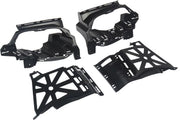 Diffuser Set Nitronox - Achterdiffuser en Uitlaatpijp - Voor Mercedes A-Klasse W177 AMG A35 Look (2018+) - Zwart - Auto Accessoires