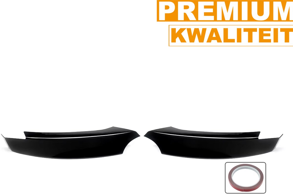 Voorbumper skirt Cover Trim - Voor BMW 1 Serie E82 M Sport (2007-2013) - Carbon Look - Auto accessoires
