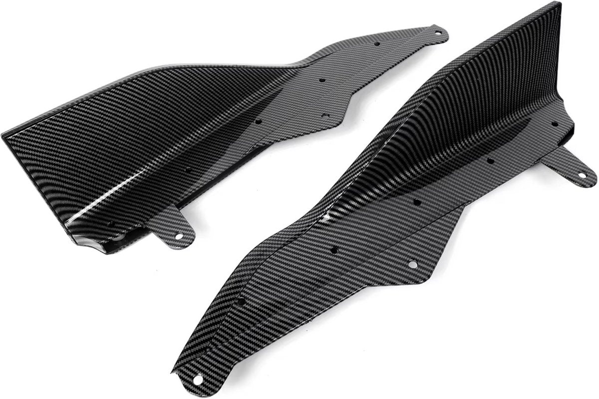 Zijrokken Extension Lip Deluxe - Voor BMW 2 Serie G42 (2022-2024) - M Performance Stijl - Glanzend Zwart - Auto accessoires