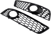 Grille - Voor Audi A3 8P 2009-2012 - Auto accessoires - Mistlichtgrille - Honingraat grille - Zwart