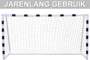 Opvouwbaar Voetbaldoel - Voetbalgoal - Voor Kinderen - Buitenspeelgoed - 305 X 201 cm - Zwart
