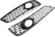 Grille - Voor Audi A3 8P 2009-2012 - Auto accessoires - Mistlichtgrille - Honingraat grille - Zwart