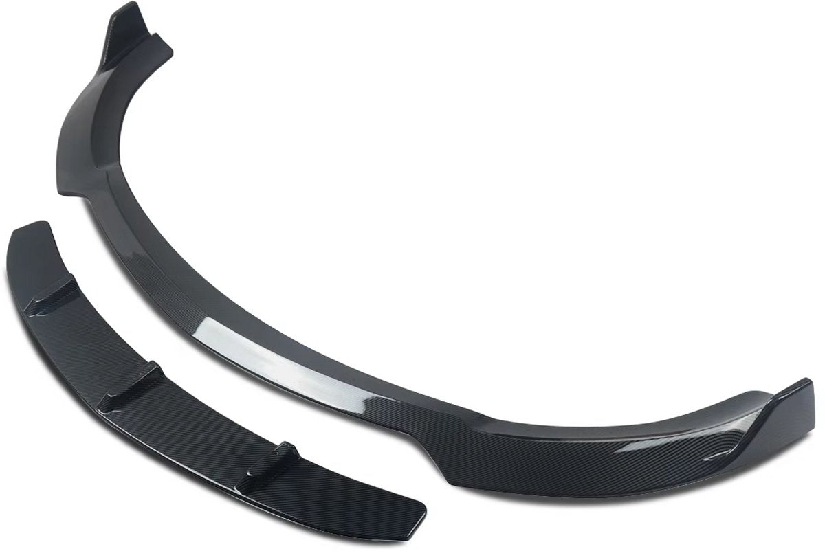 Voorbumper Lip Spoiler Splitters - Voor Mercedes E-Klasse W213 E63 AMG (2016-2019) - Carbon Look F1 Style - Auto Accessoires