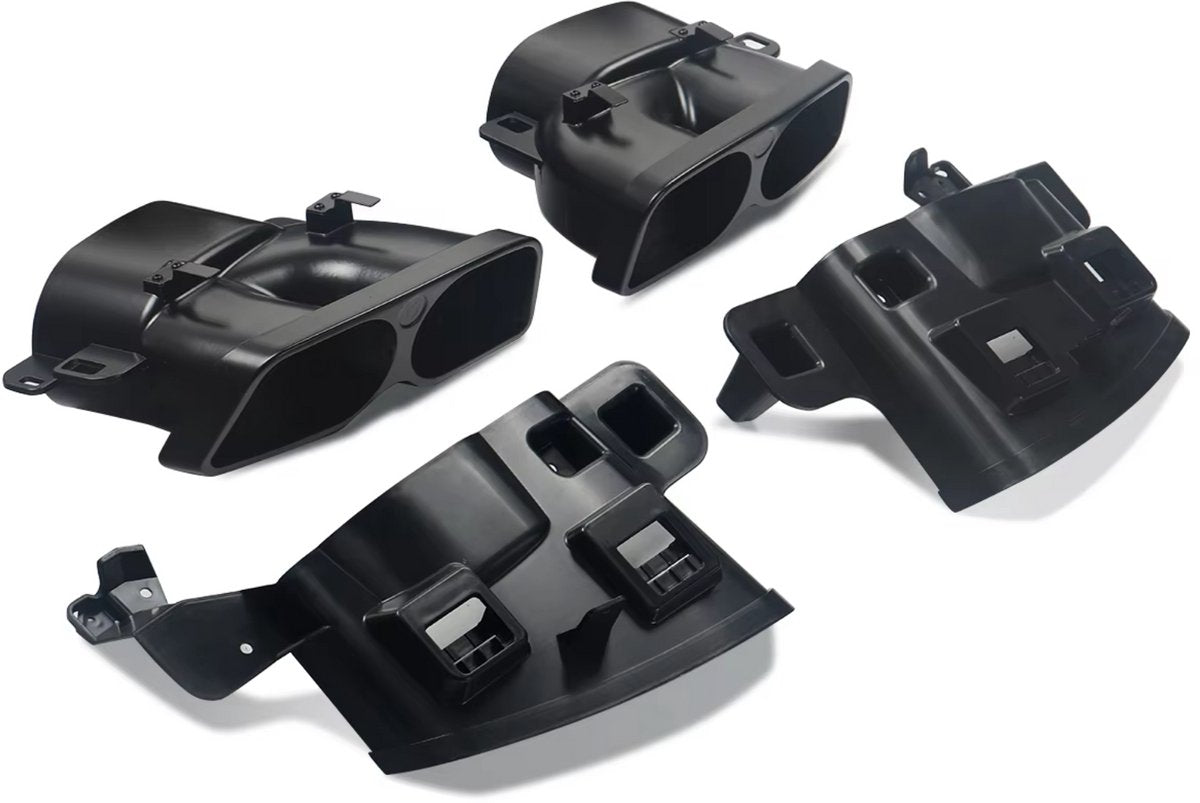 Achterbumper Set Deluxe - Voor Mercedes-Benz GLE/GLS W166/X166 AMG Bumper (2015-2018) - Premium Design - Auto Accessoires