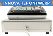 Kassa - 48 toetsen elektronisch kassa - Kassasysteem horeca - Met contant geldlade voor winkel - Zwart/Wit