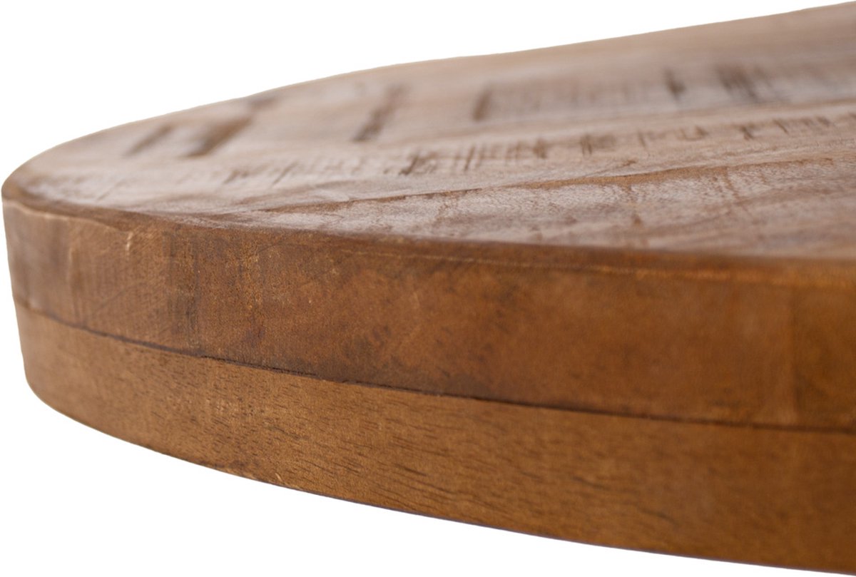 Happyment Eetkamertafel Deluxe - Ovaal - 4 personen - Massief mangohout - Eettafel - 260x120x77cm