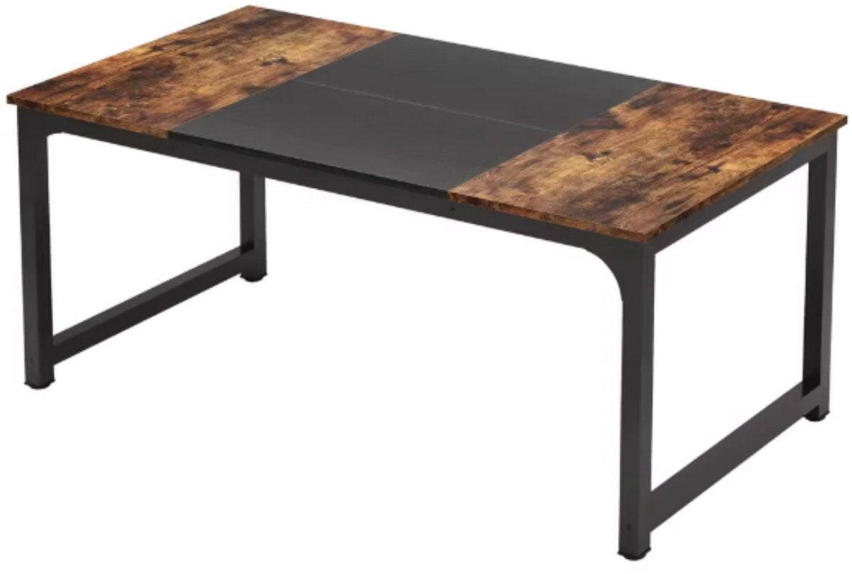 Modern Computerbureau - Vintage zwart - Voor Thuiswerkplek of Kantoor - Bureau - 180cm